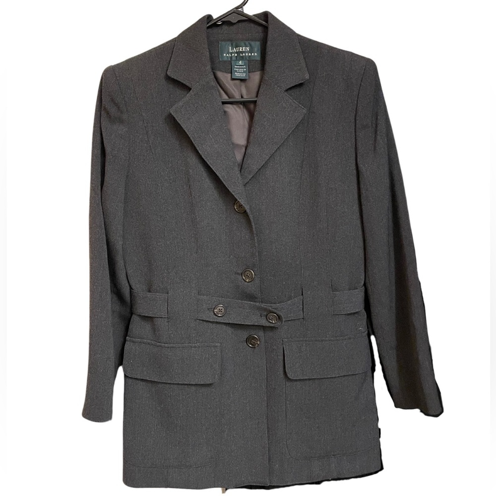 LAUREN Ralph Lauren - Military Jacket, sz4, charcoal grey